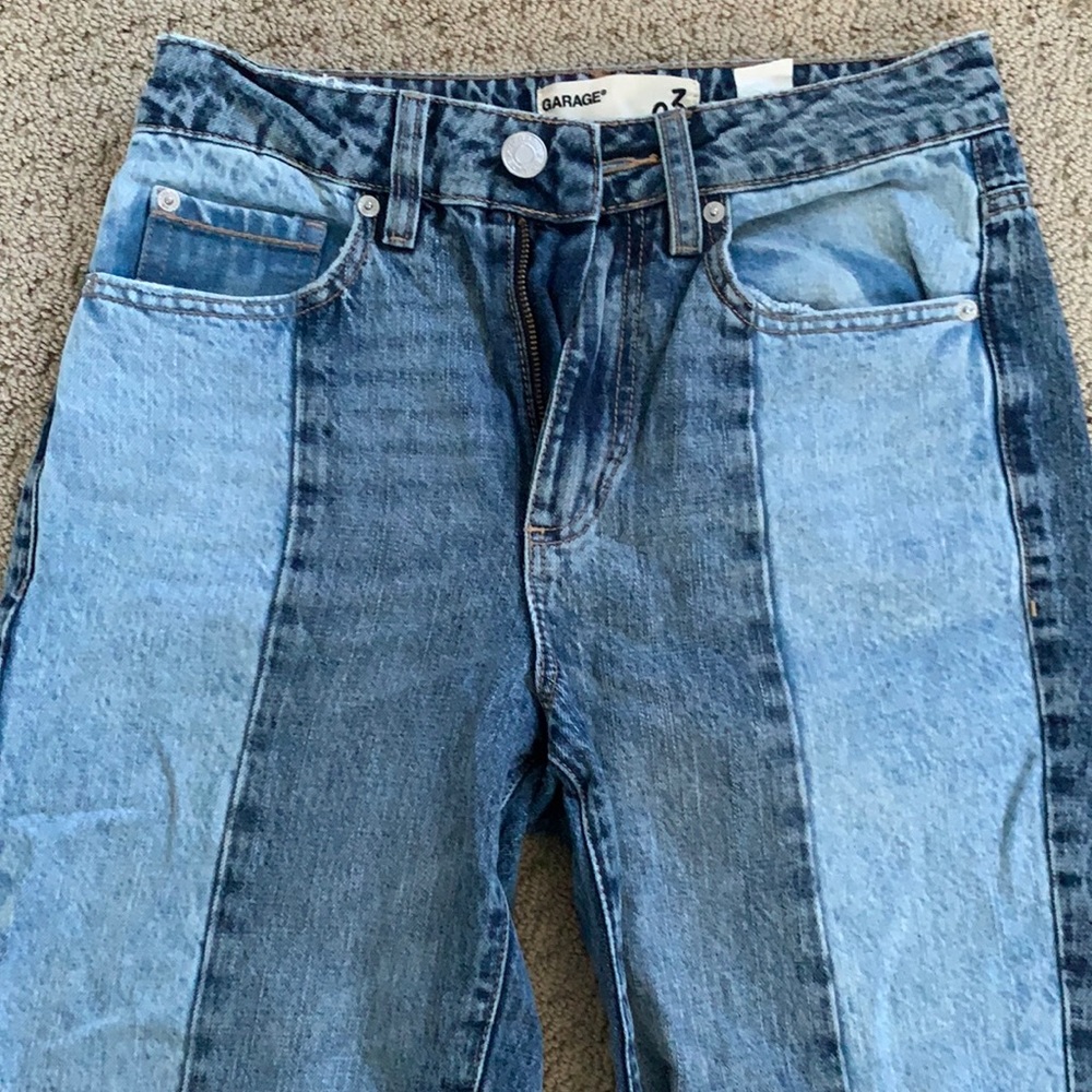 Garage Two Toned Mom Jean Size 3